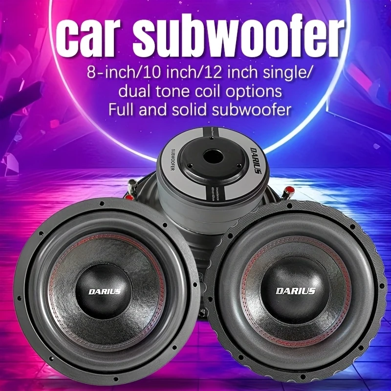 8Inch、10Inch、12Maximum power in inches1200Wava Car Audio Dual4Ohm shallow mount subwoofer(8 10 12Inch - Double4Ohm)
8Inch、10Inch、12Maximum power in inches1200Wava Car Audio Dual4Ohm shallow mount subwoofer(8 10 12Inch - Double4Ohm)