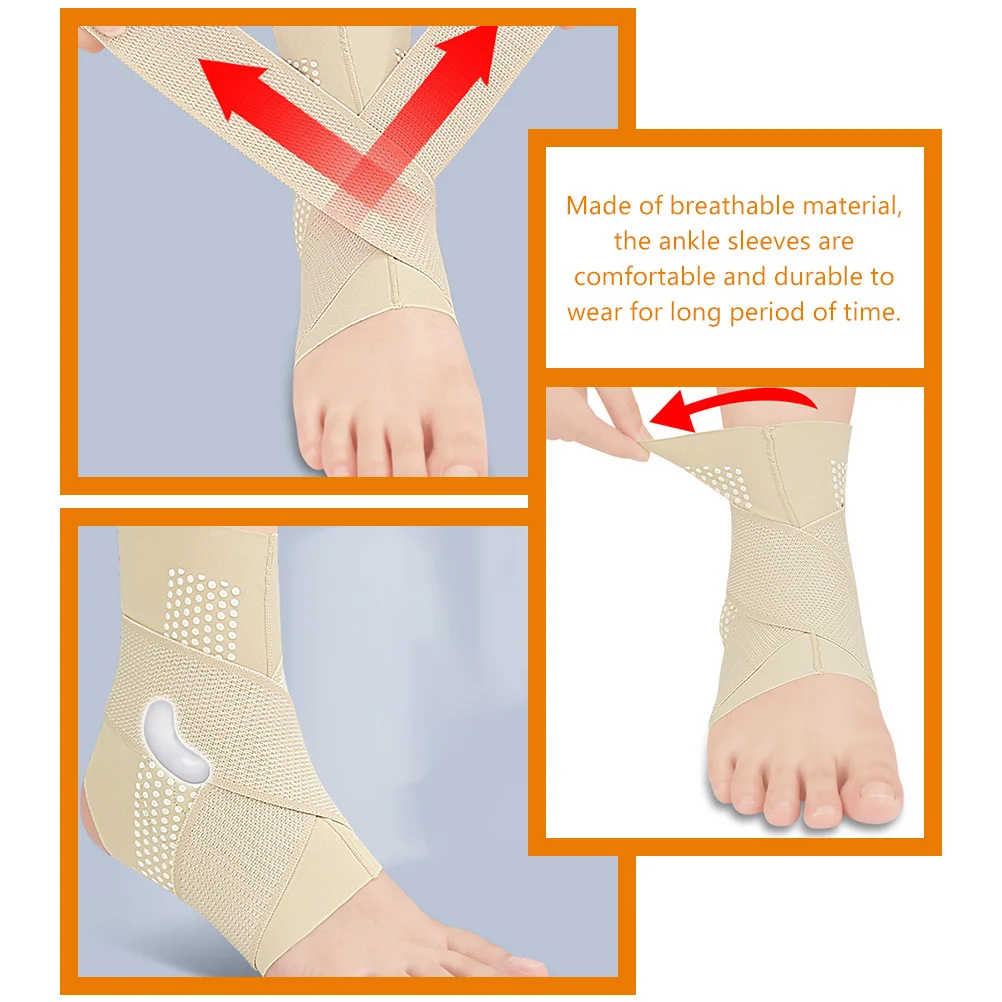 Sports Ankle Brace Breathable Sleeve Adjustable Support Wrap Ankle Protector for Basketball Football Running Foot Brace
Sports Ankle Brace Breathable Sleeve Adjustable Support Wrap Ankle Protector for Basketball Football Running Foot Brace