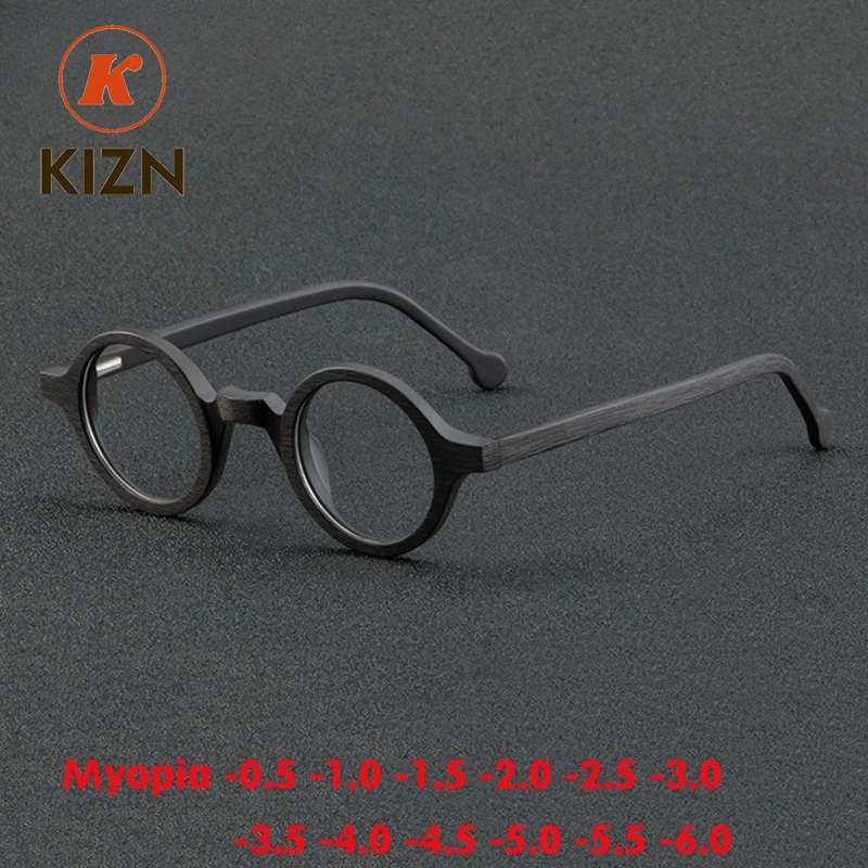 KIZN Acetate Myopia Glasses Frame Men Vintage Small Round Eyeglasses Women Optical Prescription Spectacles Eyewear -0.5 t
KIZN Acetate Myopia Glasses Frame Men Vintage Small Round Eyeglasses Women Optical Prescription Spectacles Eyewear -0.5 t