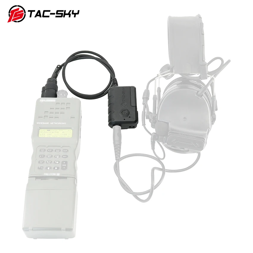 Тактический 6-контактный адаптер TS TAC-SKY PTT совместим с двусторонней радиосвязью серии PRC148/152/163 и тактическими гарнитурами с разъемом 7,0 мм.
Тактический 6-контактный адаптер TS TAC-SKY PTT совместим с двусторонней радиосвязью серии PRC148/152/163 и тактическими гарнитурами с разъемом 7,0 мм.