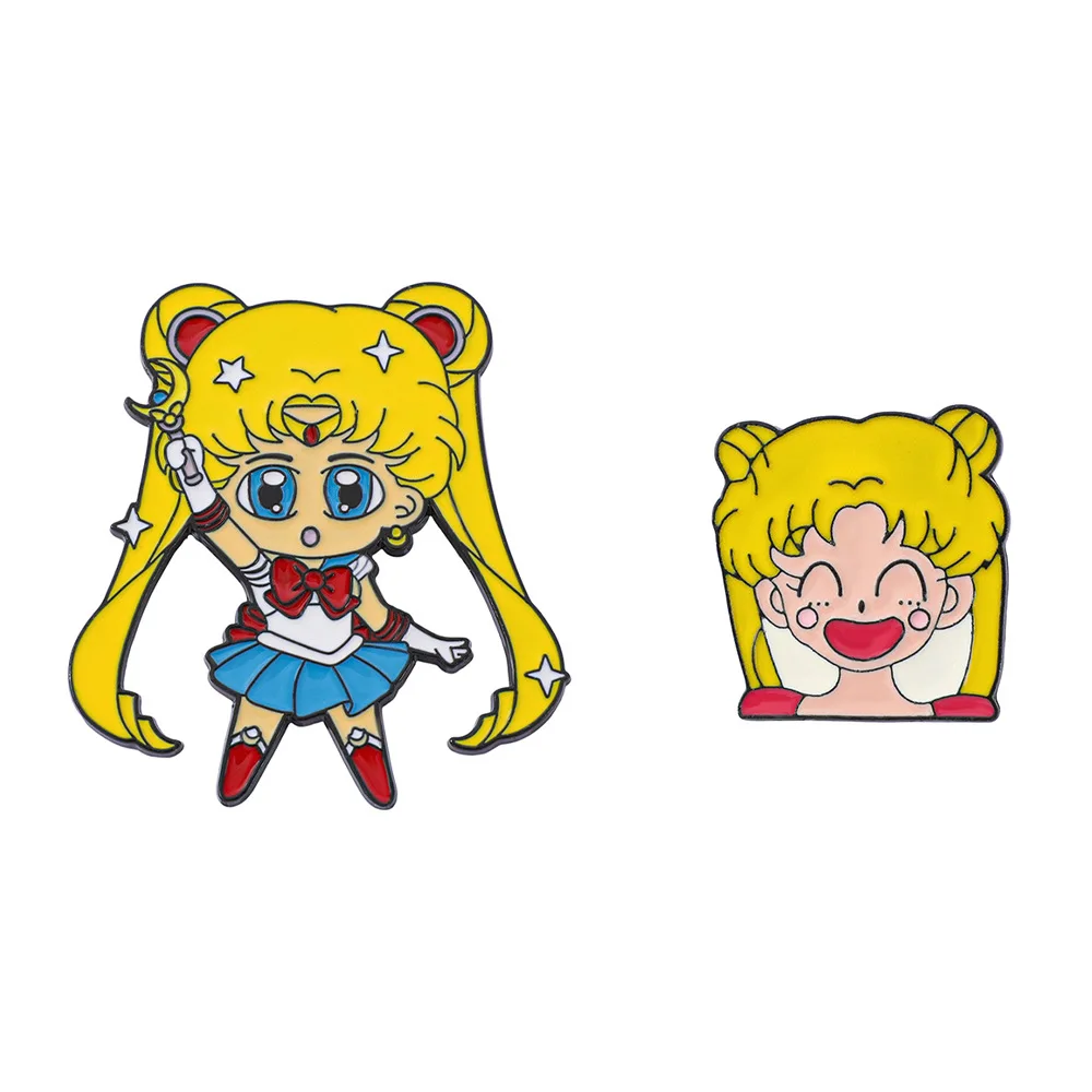 Sweet Cartoon Sailor Moon Character Kawaii Enamel Metal Brooch Badge Backpack Clothing Pin Accessories Gift
Sweet Cartoon Sailor Moon Character Kawaii Enamel Metal Brooch Badge Backpack Clothing Pin Accessories Gift