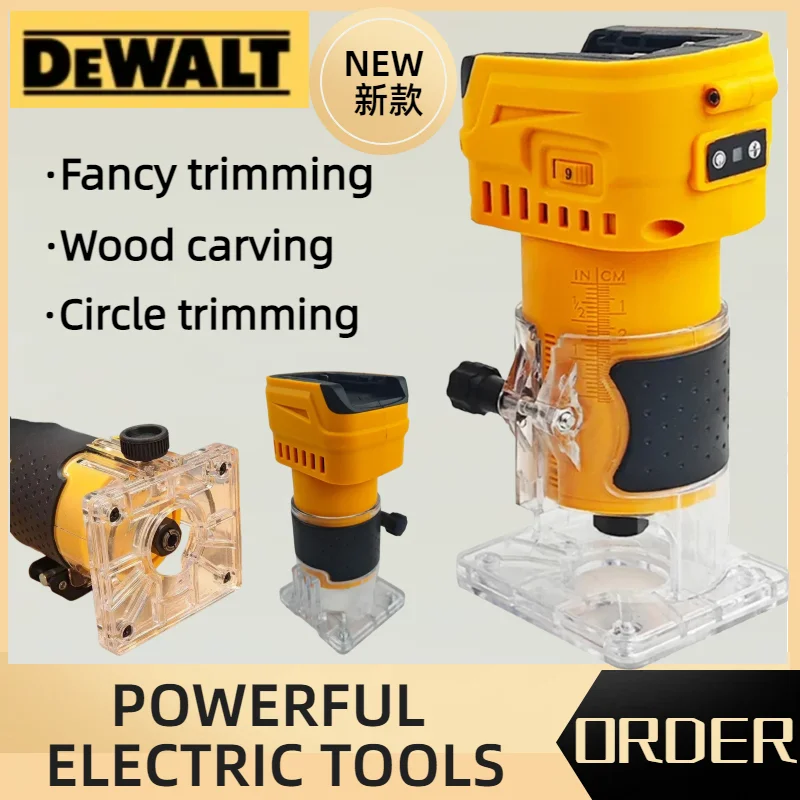 DeWalt Lithium Ion Brushless Wood Trimmer, Lightweight Portable Household Electric Cutting Cutter For DeWalt 20V Battery
DeWalt Lithium Ion Brushless Wood Trimmer, Lightweight Portable Household Electric Cutting Cutter For DeWalt 20V Battery