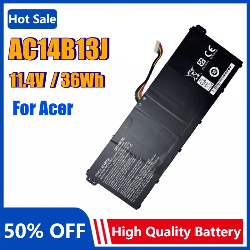 Аккумулятор для ноутбука AC14B13J, 36 Втч для Acer Aspire A315-55 N15Q3 MS2394 EX2519 AC14B18J N19H1 ES1-111-C188 CB3-111-C670 ES1-512-C323
Аккумулятор для ноутбука AC14B13J, 36 Втч для Acer Aspire A315-55 N15Q3 MS2394 EX2519 AC14B18J N19H1 ES1-111-C188 CB3-111-C670 ES1-512-C323