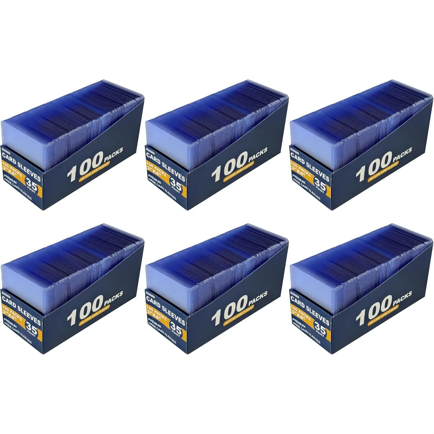 600 Hard Card Sleeves Toploaders For Protection Baseball Football Trading Cards Bulk Value Pack
600 Hard Card Sleeves Toploaders For Protection Baseball Football Trading Cards Bulk Value Pack