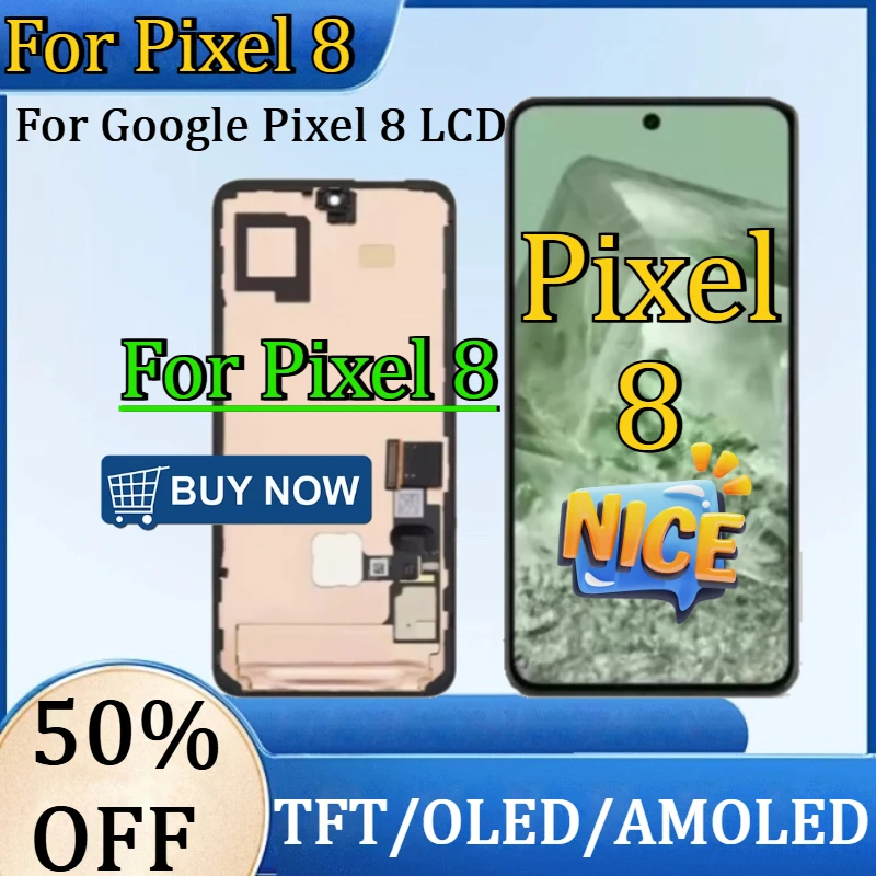 For Google Pixel 8 LCD Replacement Parts New TFT/OLED/AMOLED for Pixel 8 LCD Display Touch Screen Digitizer Assembly
For Google Pixel 8 LCD Replacement Parts New TFT/OLED/AMOLED for Pixel 8 LCD Display Touch Screen Digitizer Assembly