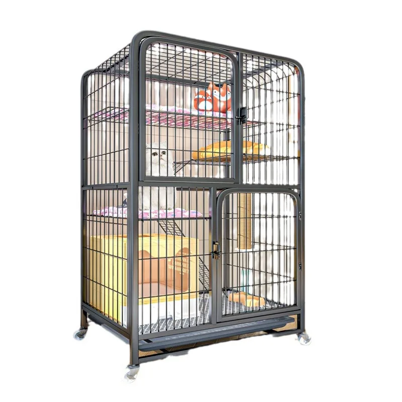 Cat cage household indoor large free space villa toilet integrated castle cage climbing house
Cat cage household indoor large free space villa toilet integrated castle cage climbing house