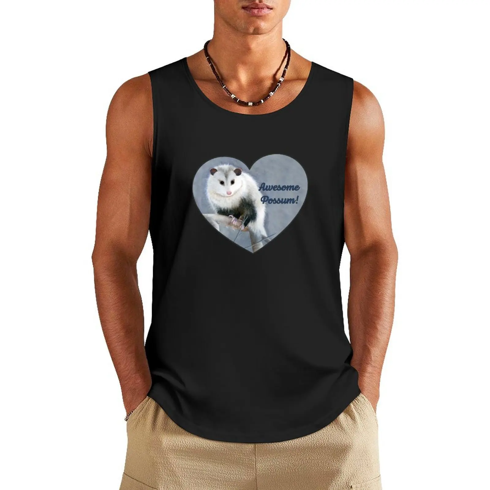 Awesome Possum! Original wildlife artwork. Tank Top Men's clothing brands Gym t-shirt man t shirt gym Muscle fit
Awesome Possum! Original wildlife artwork. Tank Top Men's clothing brands Gym t-shirt man t shirt gym Muscle fit