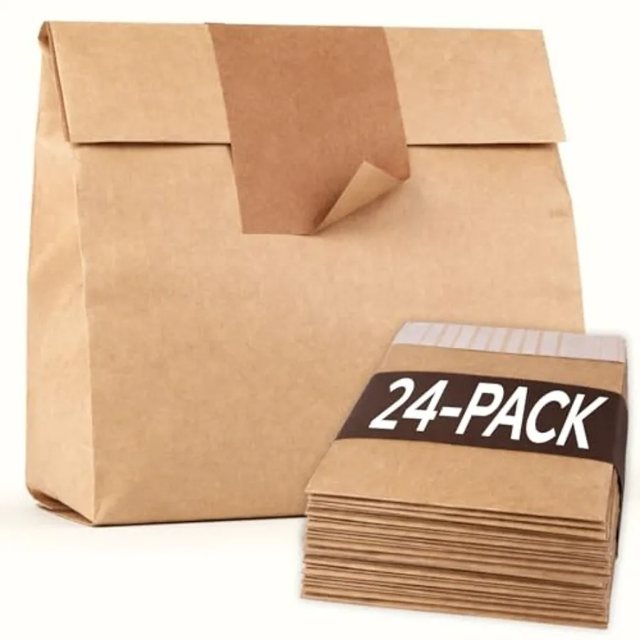 Trash Compactor Bags for Kitchen -Pack 25% Thicker Kraft Paper Compactor Bags with Leak-Proof Liner and Sticker Seals
Trash Compactor Bags for Kitchen -Pack 25% Thicker Kraft Paper Compactor Bags with Leak-Proof Liner and Sticker Seals