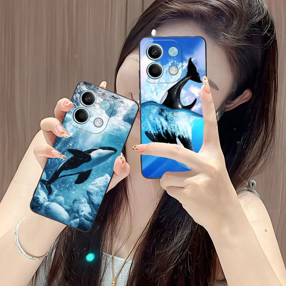 Orcas Whale Mobile Cell Phone Case for POCO M6 M5 M4 M3 X7 X6 X5 X4 X3 F6 F5 F4 Pro GT 5G Colour Printing Protective Luxury
Orcas Whale Mobile Cell Phone Case for POCO M6 M5 M4 M3 X7 X6 X5 X4 X3 F6 F5 F4 Pro GT 5G Colour Printing Protective Luxury