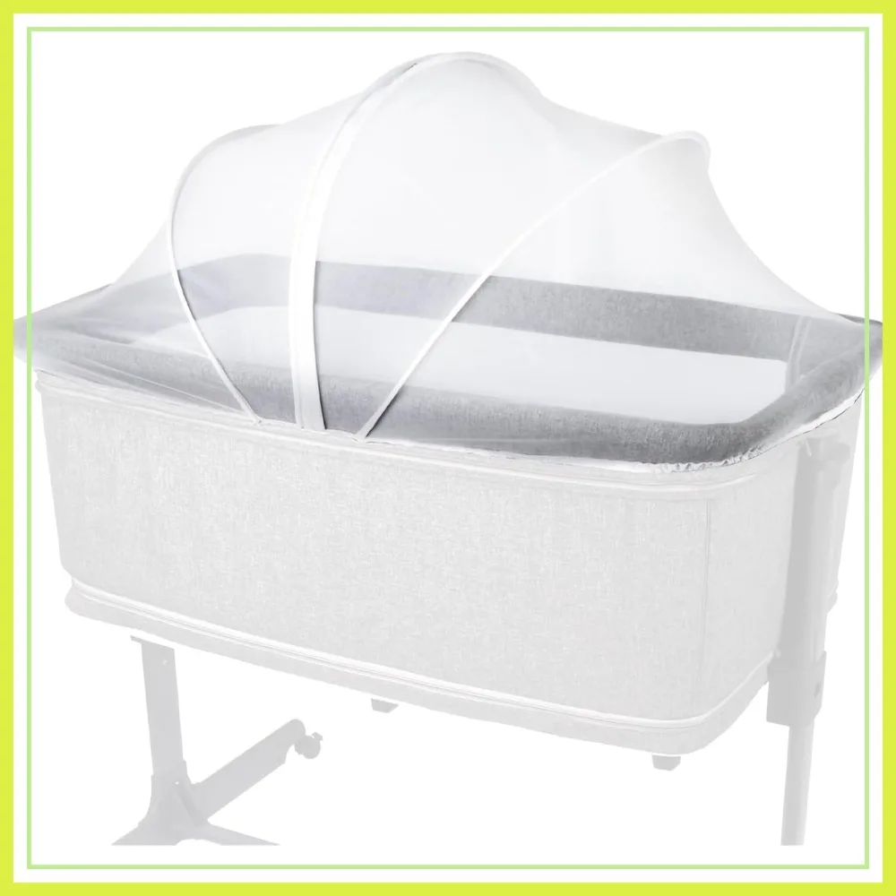 Bassinet Cover Mosquito Net with 2-Way Zipper for Baby Crib, Keep Cats Out
Bassinet Cover Mosquito Net with 2-Way Zipper for Baby Crib, Keep Cats Out