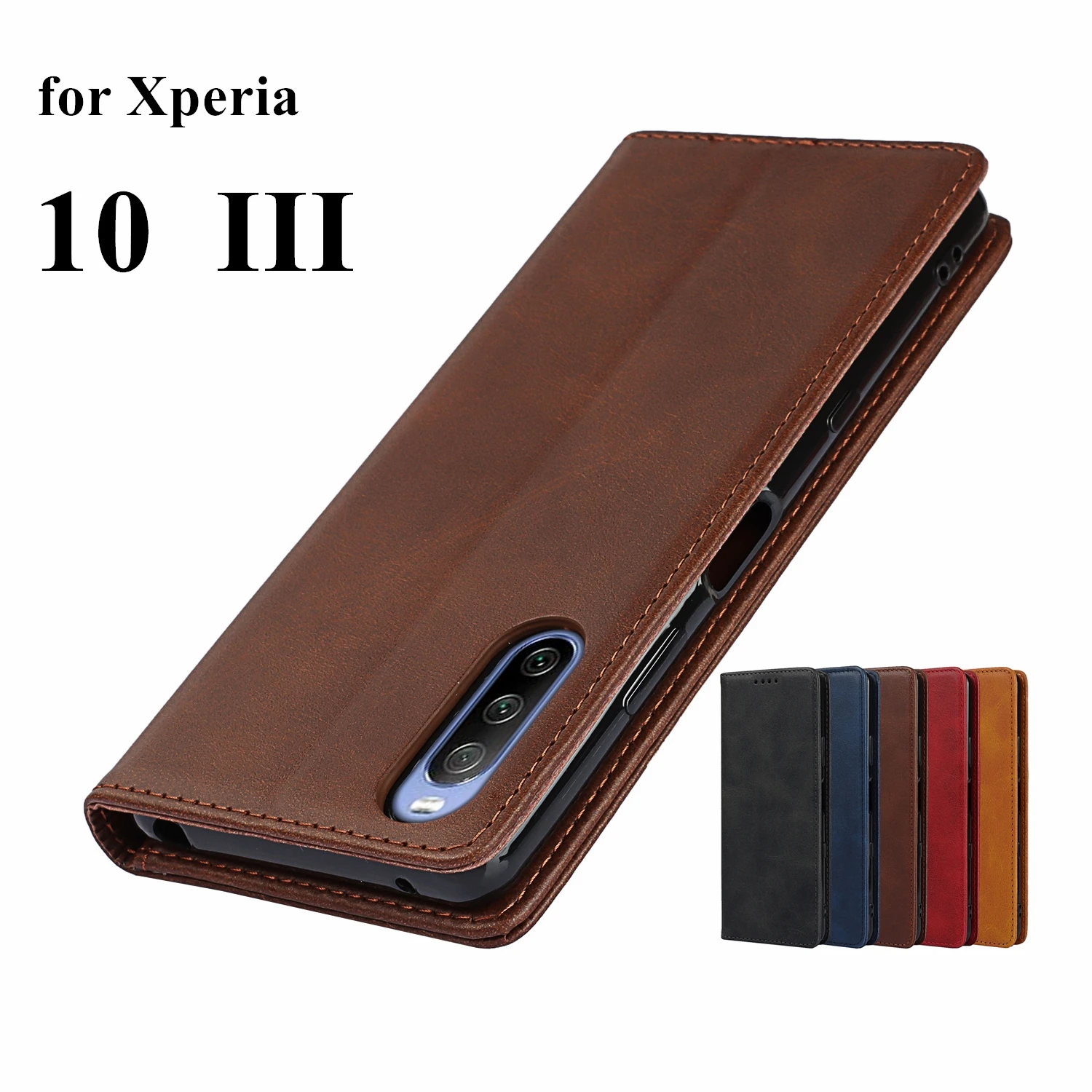 Leather case for Sony Xperia 10 III 10 II IV Flip case card holder Holster Magnetic attraction Cover Wallet Case for Sony 10 III
Leather case for Sony Xperia 10 III 10 II IV Flip case card holder Holster Magnetic attraction Cover Wallet Case for Sony 10 III