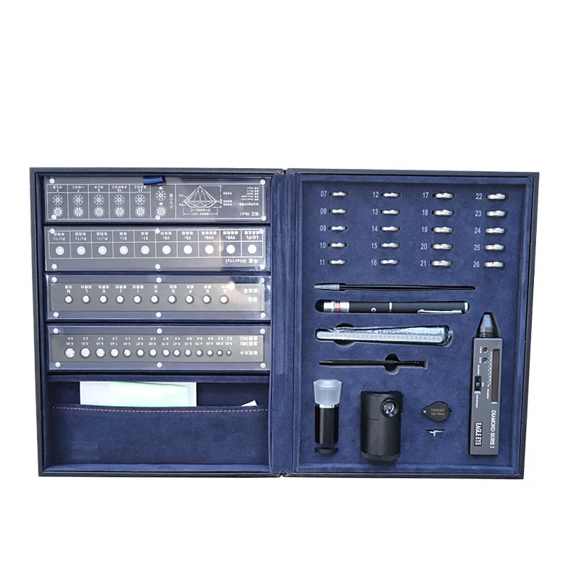Diamond Tool Set, Jewelry Identification Magnifying Glass, Waist Size Cut Glass, Colorimetric Size Thermal Conductivity Meter
Diamond Tool Set, Jewelry Identification Magnifying Glass, Waist Size Cut Glass, Colorimetric Size Thermal Conductivity Meter
