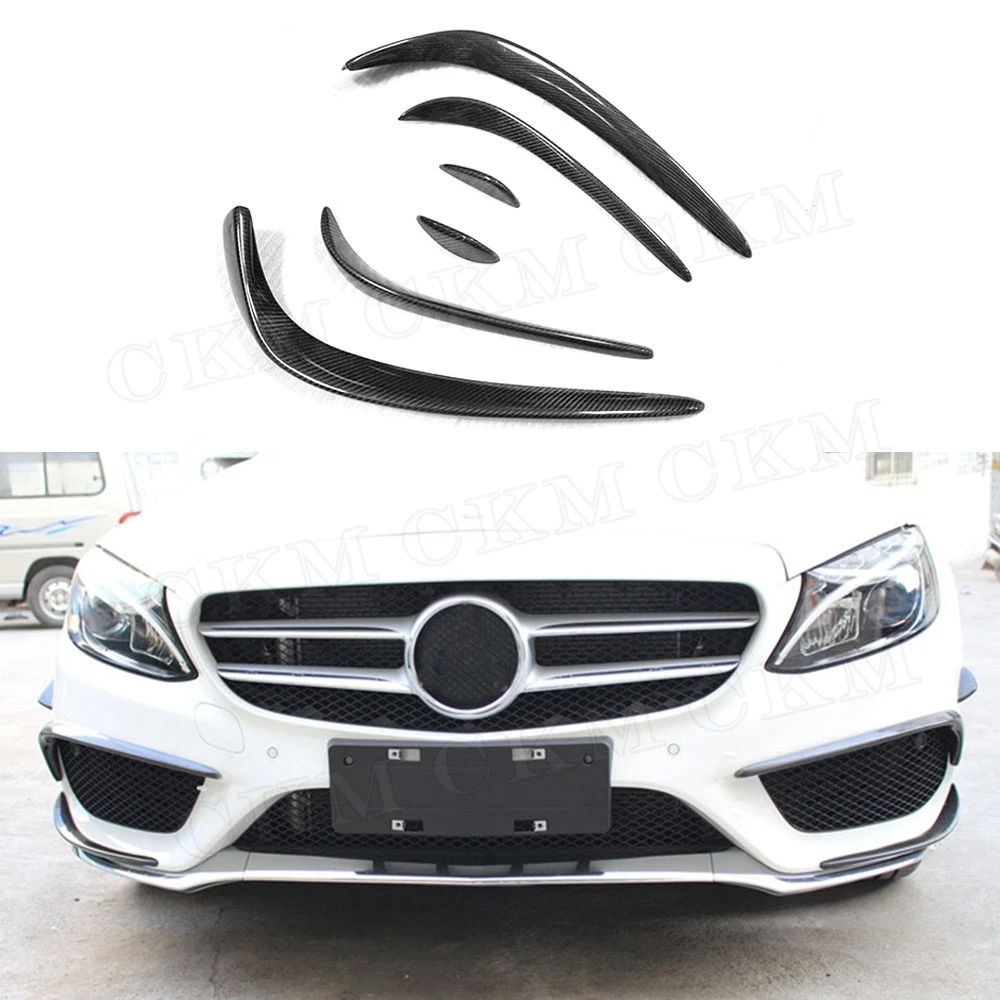 C Class W205 Sport Carbon Fiber Front Bumper Air Vent Fender Spoiler Trim for Mercedes Benz C63 AMG C180 C200 2015-2017
C Class W205 Sport Carbon Fiber Front Bumper Air Vent Fender Spoiler Trim for Mercedes Benz C63 AMG C180 C200 2015-2017