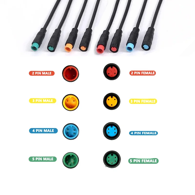 2p/3p/4p/5Pin M8 Cable Base Connector For Ebike Waterproof Connector Display Pin Optional Cable Electric Bicycle Accessories
2p/3p/4p/5Pin M8 Cable Base Connector For Ebike Waterproof Connector Display Pin Optional Cable Electric Bicycle Accessories