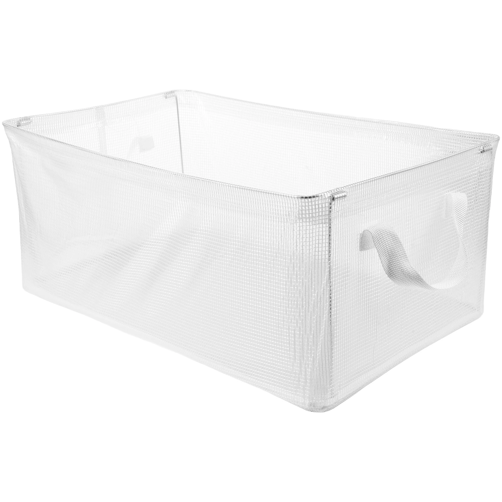 Large Capacity Foldable Steel Frame Closet ganizer 47x28x20cm Transparent PVC Storage Bins For Clothes Shoes Dormitory Stackable
Large Capacity Foldable Steel Frame Closet ganizer 47x28x20cm Transparent PVC Storage Bins For Clothes Shoes Dormitory Stackable