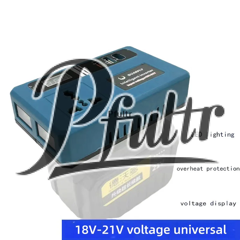 1Pcs DC21V To 220V AC Converter Lithium Battery Inverter Portable Power Supply For Outdoor Activities With Dual USB Ports
1Pcs DC21V To 220V AC Converter Lithium Battery Inverter Portable Power Supply For Outdoor Activities With Dual USB Ports