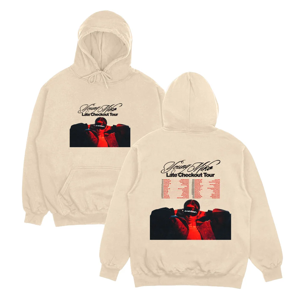 Толстовки Young Miko Late Checkout Tour, свитшоты Young Miko Late Checkout Tour, мужская повседневная свободная одежда, женские топы в уличном стиле
Толстовки Young Miko Late Checkout Tour, свитшоты Young Miko Late Checkout Tour, мужская повседневная свободная одежда, женские топы в уличном стиле