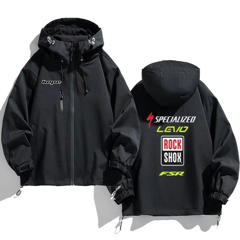 Loose Fit Mountain Bike Riding Jaet Autumn Winter Outerwear Windproof Fce Lined Zipper Closure Hooded Geometry Pattern
Loose Fit Mountain Bike Riding Jaet Autumn Winter Outerwear Windproof Fce Lined Zipper Closure Hooded Geometry Pattern