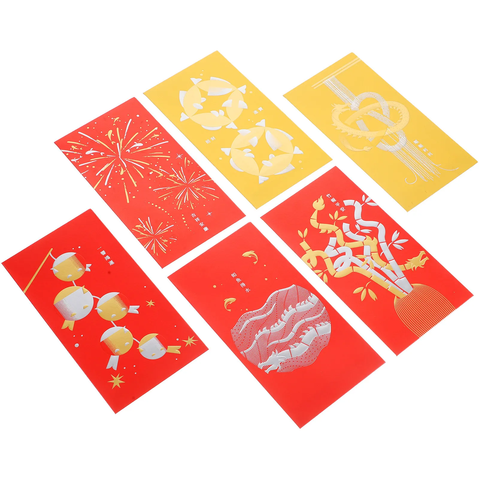 6Pcs Red Envelopes Paper Material Dragon Year 2024 Money Pouches New Year Gift Chinese Style Traditional Red Packets Spring
6Pcs Red Envelopes Paper Material Dragon Year 2024 Money Pouches New Year Gift Chinese Style Traditional Red Packets Spring
