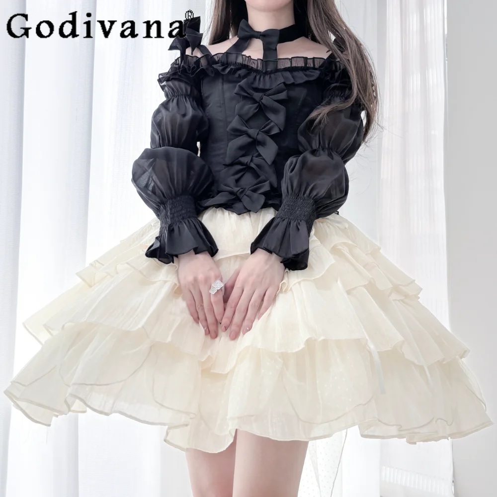 Japanese Original Lolita OP Dress Sweet Girl Set Soft Girl Princess Style Bow Long Sleeve Two-Piece Set 2026 Spring
Japanese Original Lolita OP Dress Sweet Girl Set Soft Girl Princess Style Bow Long Sleeve Two-Piece Set 2026 Spring