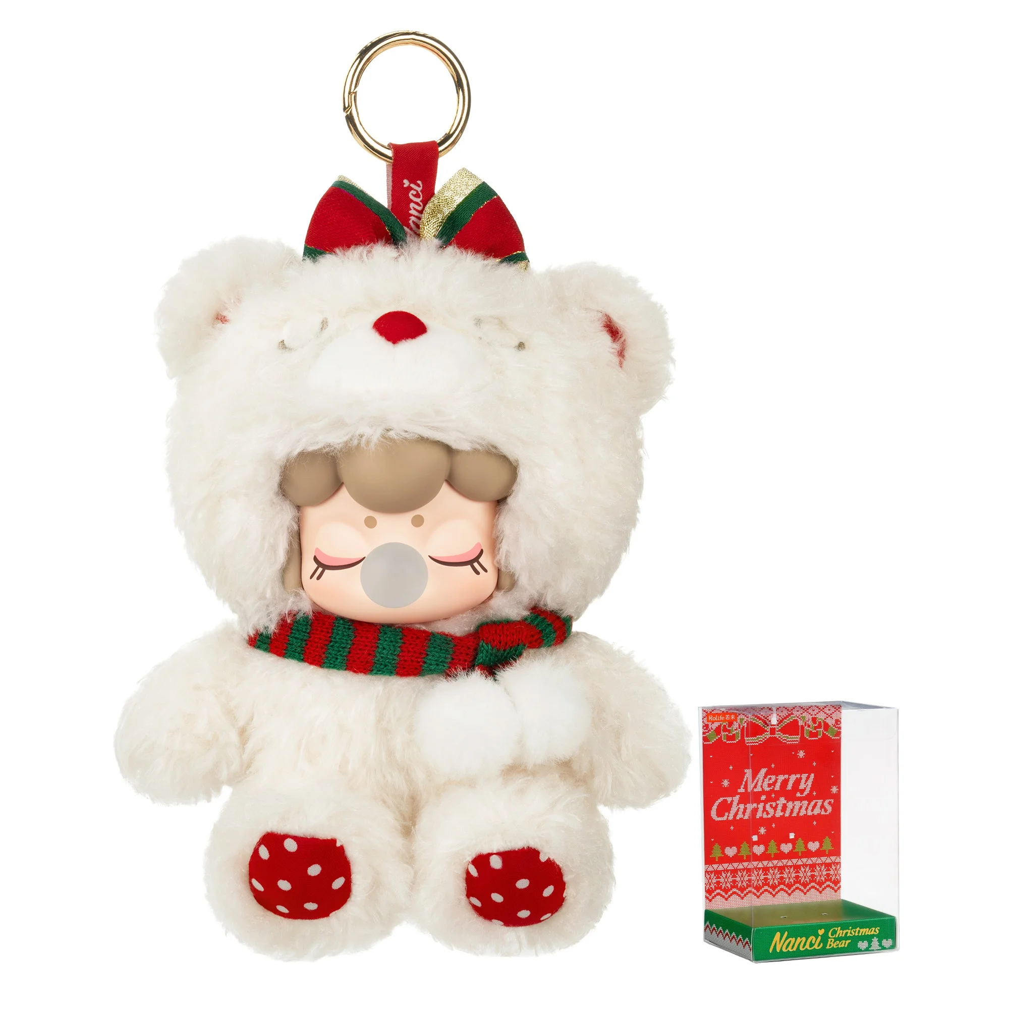 Rolife Nanci Christmas Bear Plush Pendant Collectible Plush Doll Toys Gift for Kids Friends Adults
Rolife Nanci Christmas Bear Plush Pendant Collectible Plush Doll Toys Gift for Kids Friends Adults