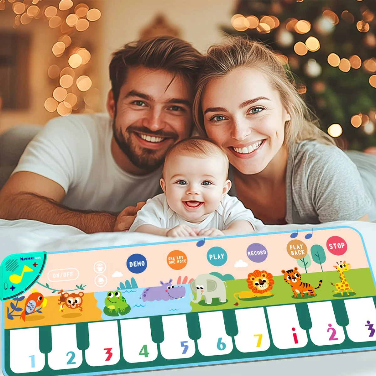 Kids Musical Piano Mats with Music Sounds,Musical Toys Floor Piano Keyboard Mat Blanket Touch Playmat Early Education Toys
Kids Musical Piano Mats with Music Sounds,Musical Toys Floor Piano Keyboard Mat Blanket Touch Playmat Early Education Toys