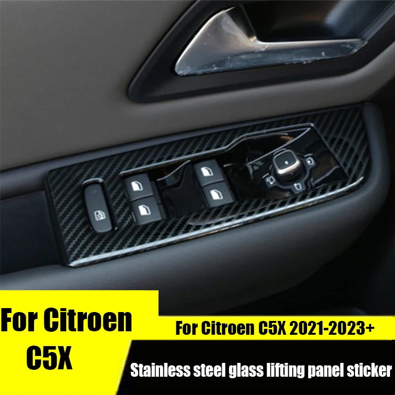 For Citroen C5X 2021 2022 2023Window regulator switch decorative frame modification special window regulator interior decoration
For Citroen C5X 2021 2022 2023Window regulator switch decorative frame modification special window regulator interior decoration