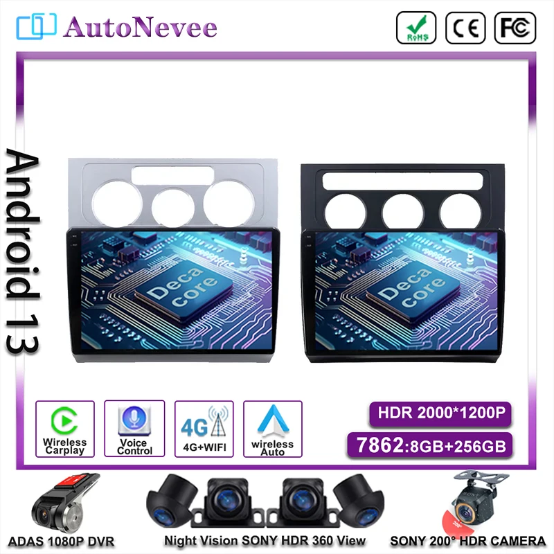 Android13 For Volkswagen Touran 1 2003-2010 Multimedia Car Player Radio Navigation GPS Stereo No 2din DVD No 2din head unit auto
Android13 For Volkswagen Touran 1 2003-2010 Multimedia Car Player Radio Navigation GPS Stereo No 2din DVD No 2din head unit auto