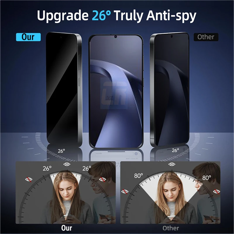 1-2Piece Anti-Spy Tempered Glass For Xiaomi 17T Pro Privacy Screen Protector Easy Installation Dust Free Accessories For MI 17T
1-2Piece Anti-Spy Tempered Glass For Xiaomi 17T Pro Privacy Screen Protector Easy Installation Dust Free Accessories For MI 17T