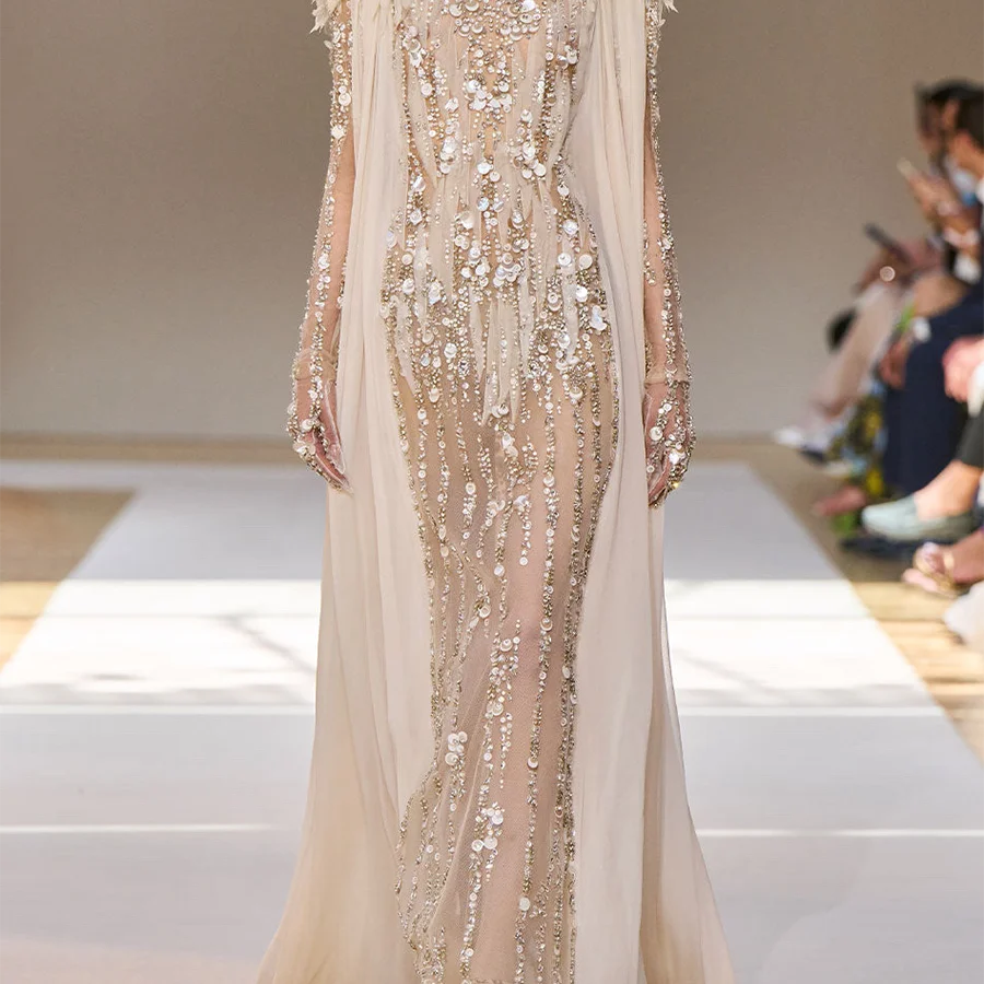 Изысканные вечерние платья с круглым вырезом и аппликациями из бисера с длинными рукавами, вечерние платья для дня рождения, выпускного вечера по индивидуальному заказу
Изысканные вечерние платья с круглым вырезом и аппликациями из бисера с длинными рукавами, вечерние платья для дня рождения, выпускного вечера по индивидуальному заказу