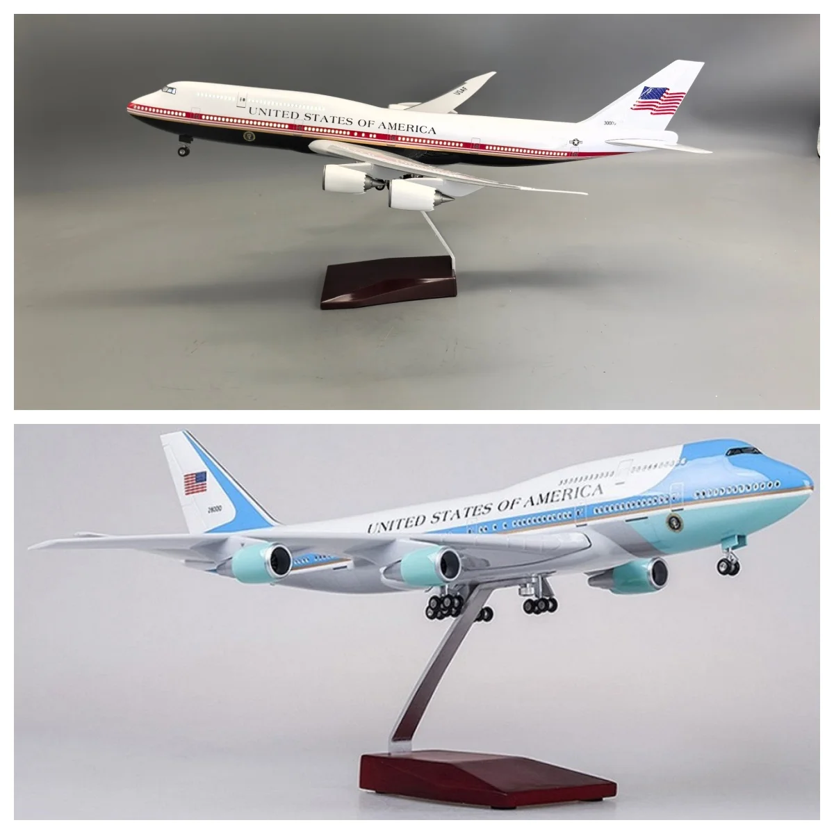 47cm Plane Model Resin Series B747 US Air Force Airlines Aircraft Simulated Aviation Die-cast Airplane For Collection Displays
47cm Plane Model Resin Series B747 US Air Force Airlines Aircraft Simulated Aviation Die-cast Airplane For Collection Displays