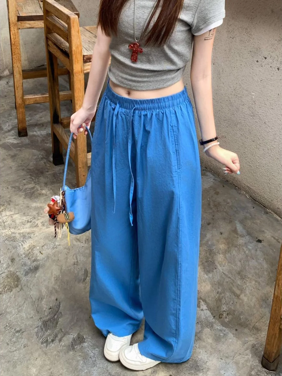 Loose Straight Leg Wide Leg Pants Women's Summer 2026 Casual Lazy Style Fashionable Loose Fit Trousers Comfortable Leisure
Loose Straight Leg Wide Leg Pants Women's Summer 2026 Casual Lazy Style Fashionable Loose Fit Trousers Comfortable Leisure