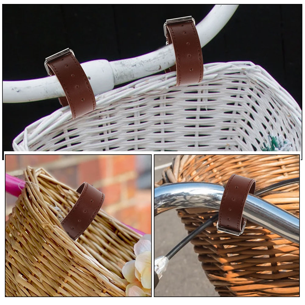 2 Pairs Bike Basket Strap Front Bicycle Brown Adjustable Kids Basket Belt Sturdy Practical Cycling Accessories
2 Pairs Bike Basket Strap Front Bicycle Brown Adjustable Kids Basket Belt Sturdy Practical Cycling Accessories