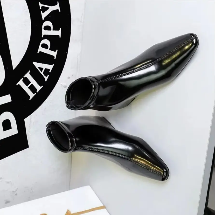 BIGTREE ботильоны с круглым носком, женская осенняя обувь «Челси», зимняя обувь на молнии сзади, низкие кожаные резиновые женские ботинки 2024, кожаные резиновые сапоги
BIGTREE ботильоны с круглым носком, женская осенняя обувь «Челси», зимняя обувь на молнии сзади, низкие кожаные резиновые женские ботинки 2024, кожаные резиновые сапоги