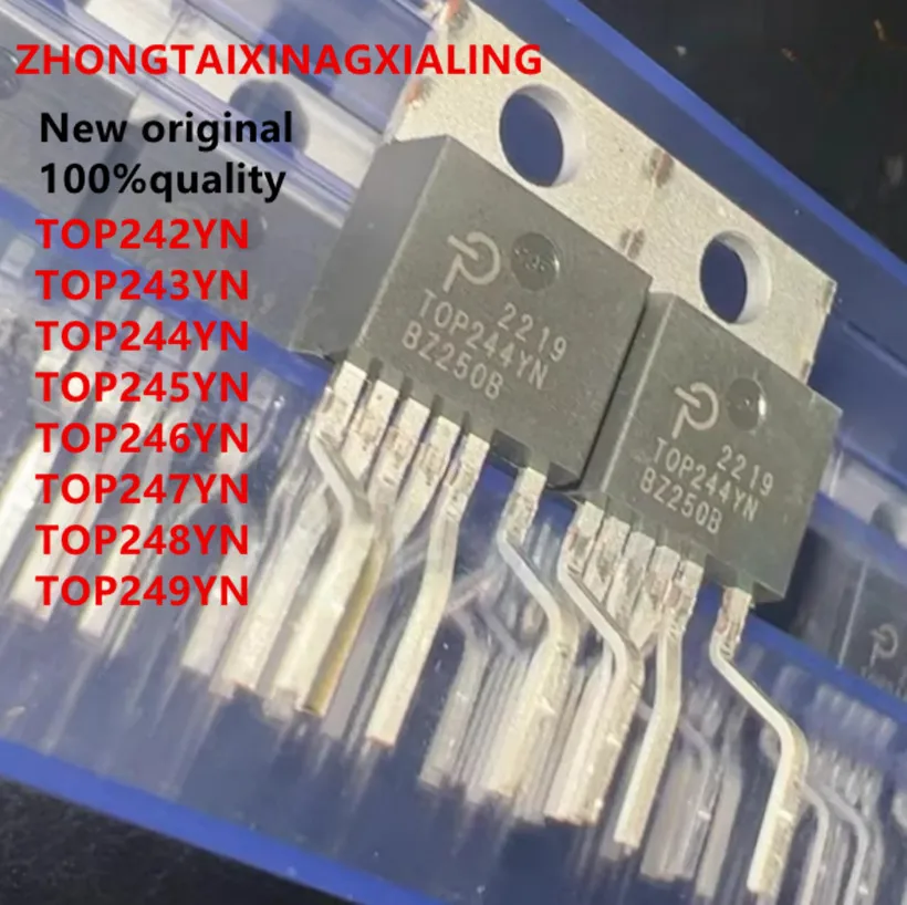 10 шт. 100% новый оригинальный TOP242YN TOP243YN TOP244YN TOP245YN TOP246YN TOP247YN TOP248YN TOP249YN TO-220
10 шт. 100% новый оригинальный TOP242YN TOP243YN TOP244YN TOP245YN TOP246YN TOP247YN TOP248YN TOP249YN TO-220