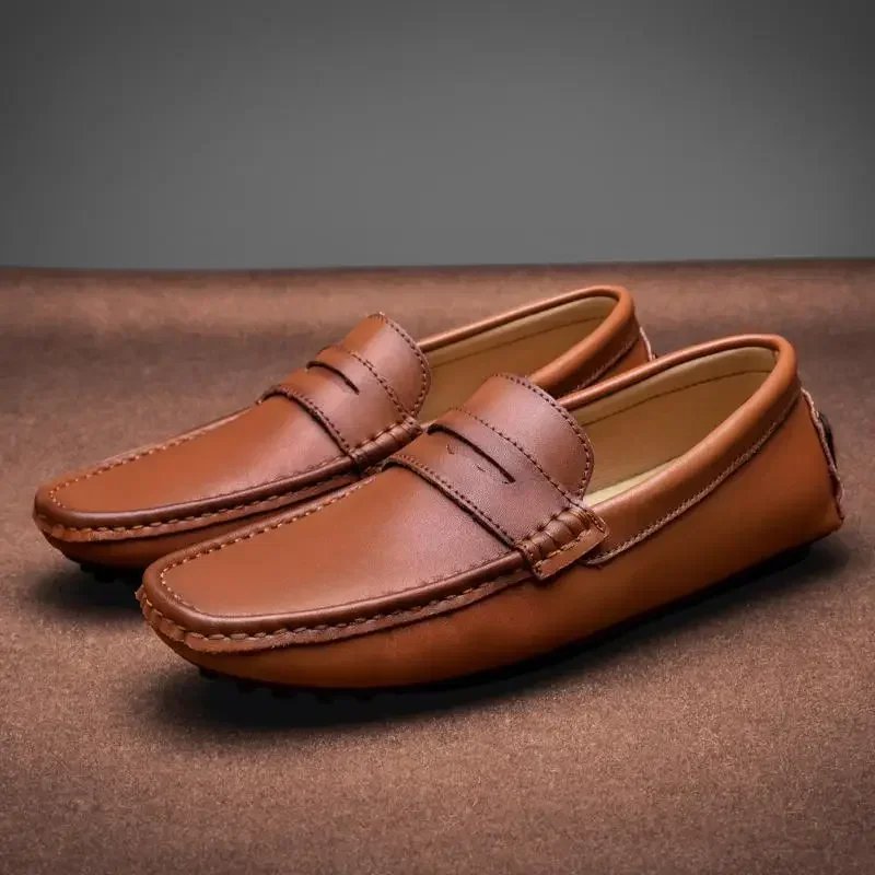 Moccasins Men's Shoes Summer Leather Casual Moccasins Men's Fashion All-Match White Shoes
Moccasins Men's Shoes Summer Leather Casual Moccasins Men's Fashion All-Match White Shoes