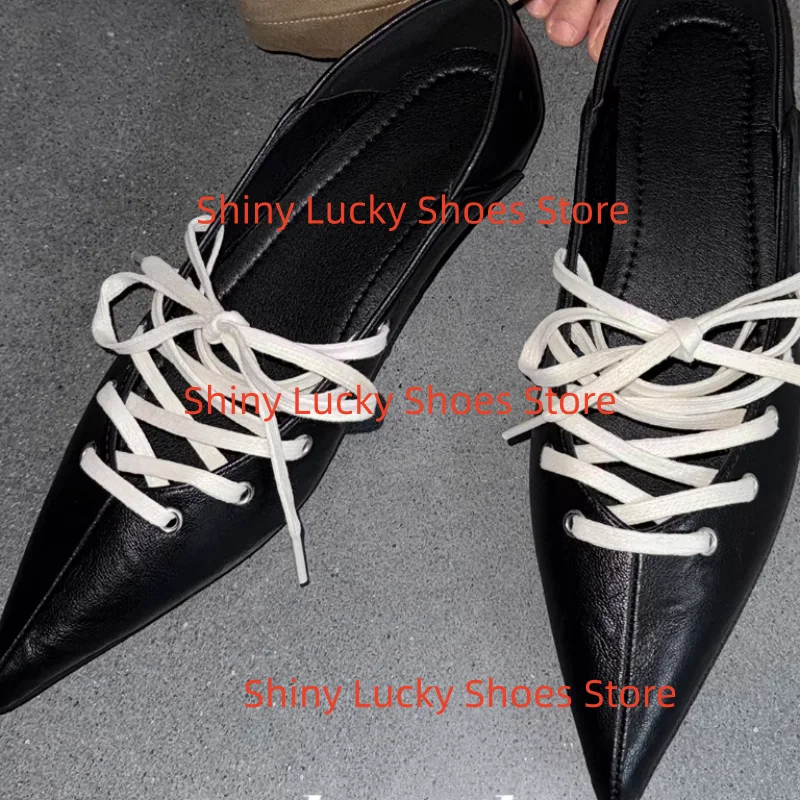 Crossover Strap Shoes for Womens Pointed Toes Kitten Heels Sewing Lines Ladies Stitching Zapatos Mujer Shallow Female Ballets
Crossover Strap Shoes for Womens Pointed Toes Kitten Heels Sewing Lines Ladies Stitching Zapatos Mujer Shallow Female Ballets