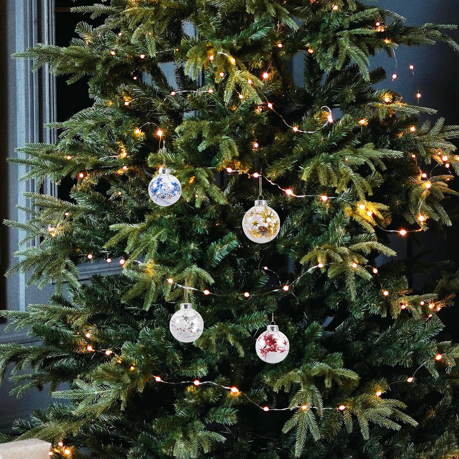4pcs Christmas Balls PET Transparent Snowflake Inside Tree Hanging Decor Gifts christmas tree balls xmas ornaments party
4pcs Christmas Balls PET Transparent Snowflake Inside Tree Hanging Decor Gifts christmas tree balls xmas ornaments party