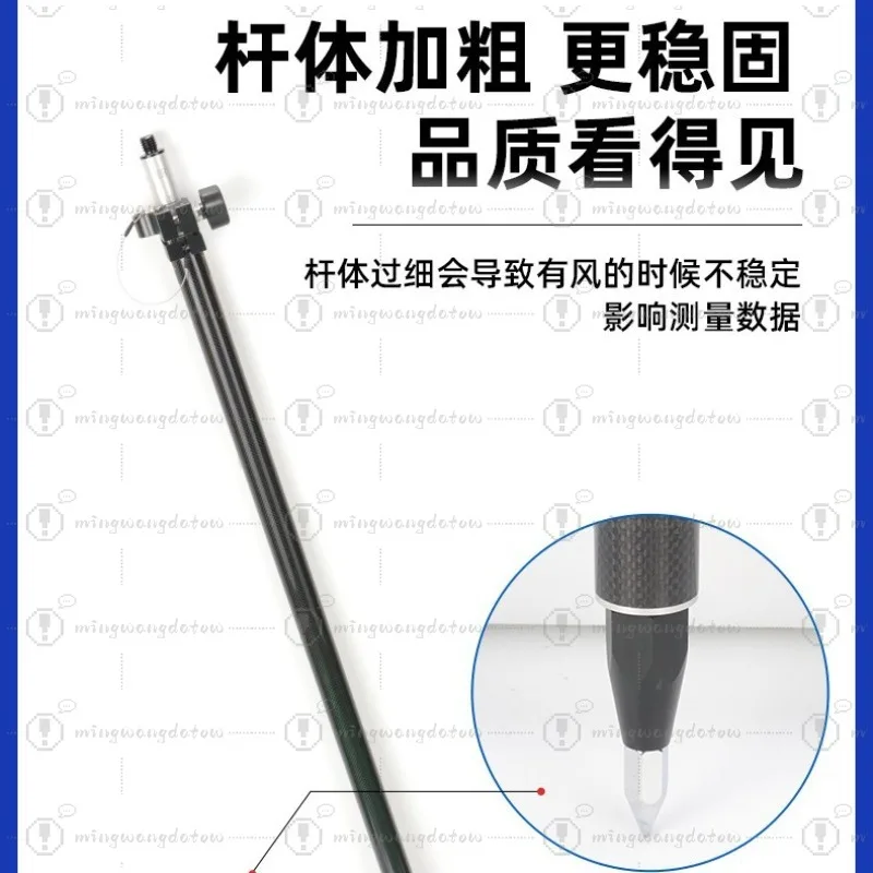 Carbon Fiber Telescopic Centering Pole, RTK Prism Pole with Bipod Stand for Surveying & Mapping
Carbon Fiber Telescopic Centering Pole, RTK Prism Pole with Bipod Stand for Surveying & Mapping