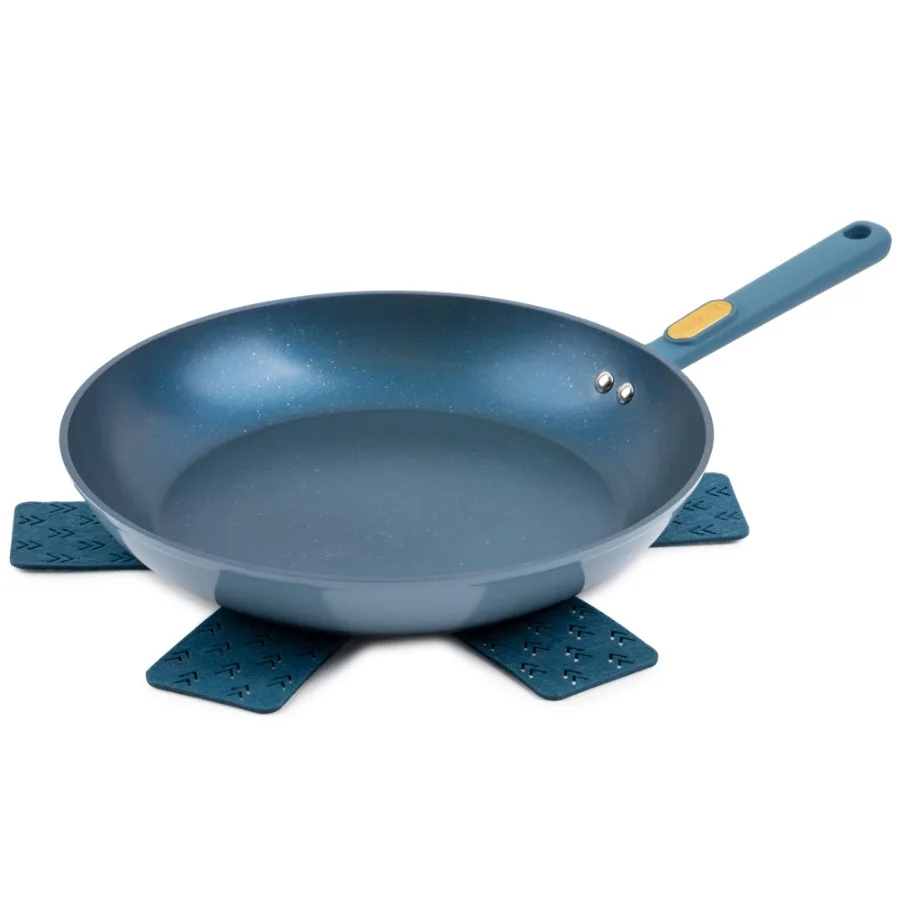 Thyme and Table 12.5" Non-Stick Fry Pan - Blue Granite Collection
Thyme and Table 12.5" Non-Stick Fry Pan - Blue Granite Collection
