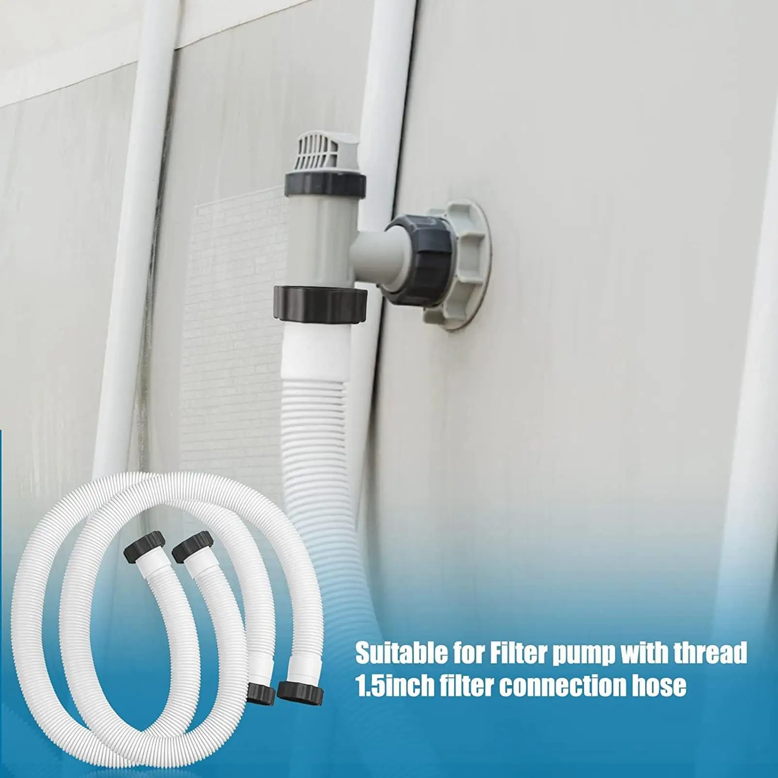 Pool Pump Replacement Hose Long Pool Filter Pump Hose Swimming Pool Spas Parts Connection Hoses Pump Hose Accessories
Pool Pump Replacement Hose Long Pool Filter Pump Hose Swimming Pool Spas Parts Connection Hoses Pump Hose Accessories