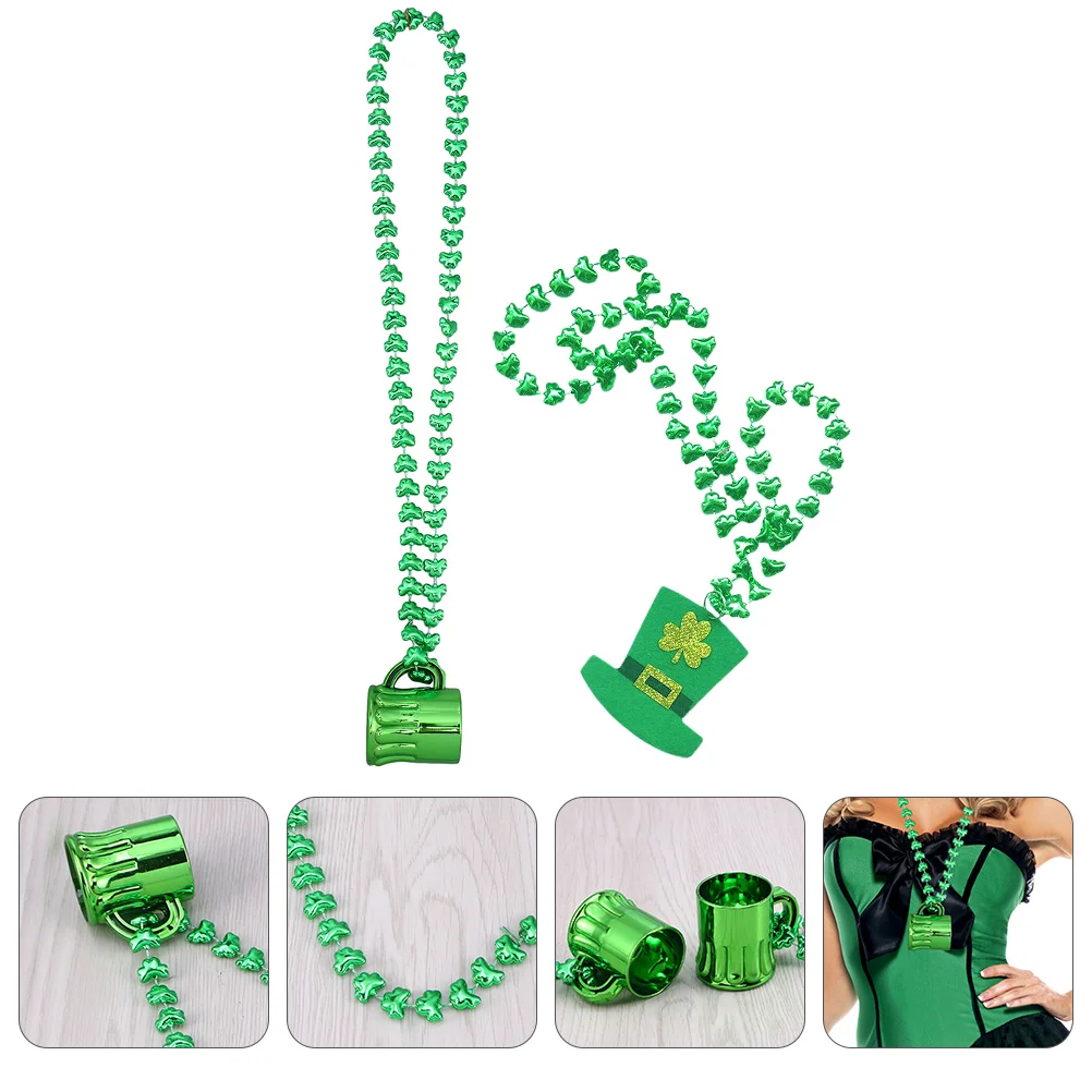 Necklace St Patrick's Day Beads for Party Supplies Jewelry Non-woven Fabric Accessories Child
Necklace St Patrick's Day Beads for Party Supplies Jewelry Non-woven Fabric Accessories Child