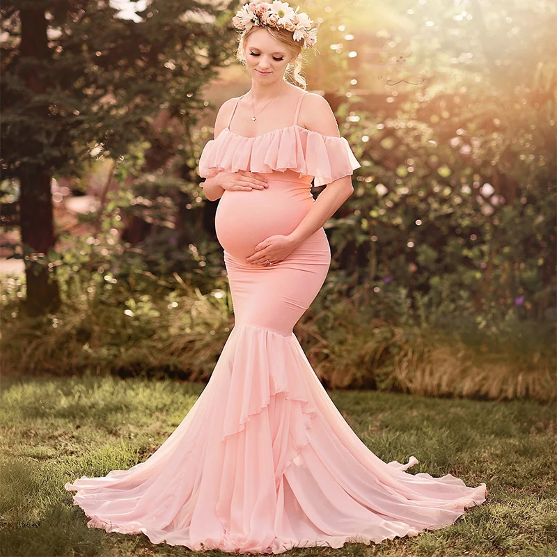 Maternity Sling Off Shoulder Dress Pregnant Women Sexy Photo Shoot Photography Props Pregnancy Summer Baby Showers Clothing New
Maternity Sling Off Shoulder Dress Pregnant Women Sexy Photo Shoot Photography Props Pregnancy Summer Baby Showers Clothing New