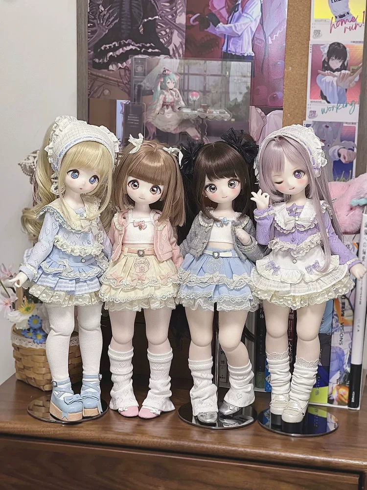 BJD Doll Clothes For 1/4 Doll 1/6 Sweet Purple Blue Pink Skirt Set Azone Doll Dress Up Gift Diy Clothes(Only Clothes No Doll)
BJD Doll Clothes For 1/4 Doll 1/6 Sweet Purple Blue Pink Skirt Set Azone Doll Dress Up Gift Diy Clothes(Only Clothes No Doll)