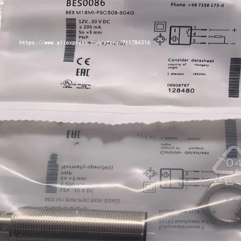3 шт. новый Balluff M18MI-PSC50B-S04G M08MI-PSC40B-S49G M08MI-PSC20B-S04G M08MI-PSC15B-S49G M18MI-POC50B-S04G M12MG1-PSC60B-S04G
3 шт. новый Balluff M18MI-PSC50B-S04G M08MI-PSC40B-S49G M08MI-PSC20B-S04G M08MI-PSC15B-S49G M18MI-POC50B-S04G M12MG1-PSC60B-S04G