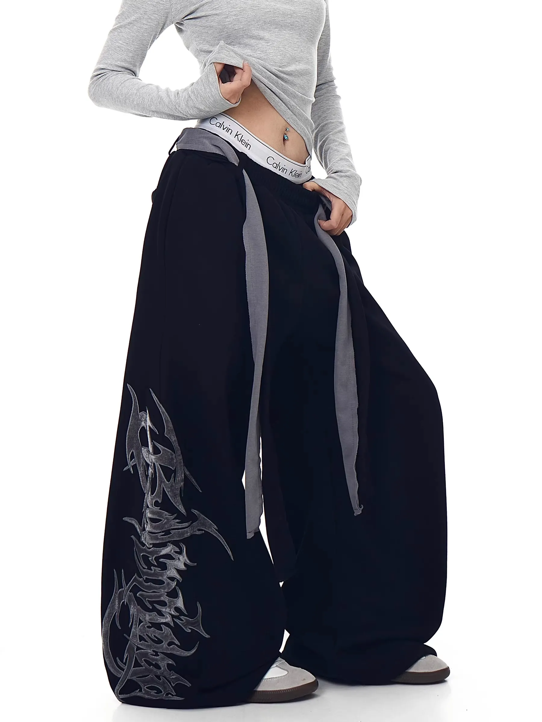 American Style Wide Leg Sweatpants Women's Casual Embroidery Dance Sport Pants Spring Autumn New Trend Brand Loose Fit Trousers
American Style Wide Leg Sweatpants Women's Casual Embroidery Dance Sport Pants Spring Autumn New Trend Brand Loose Fit Trousers