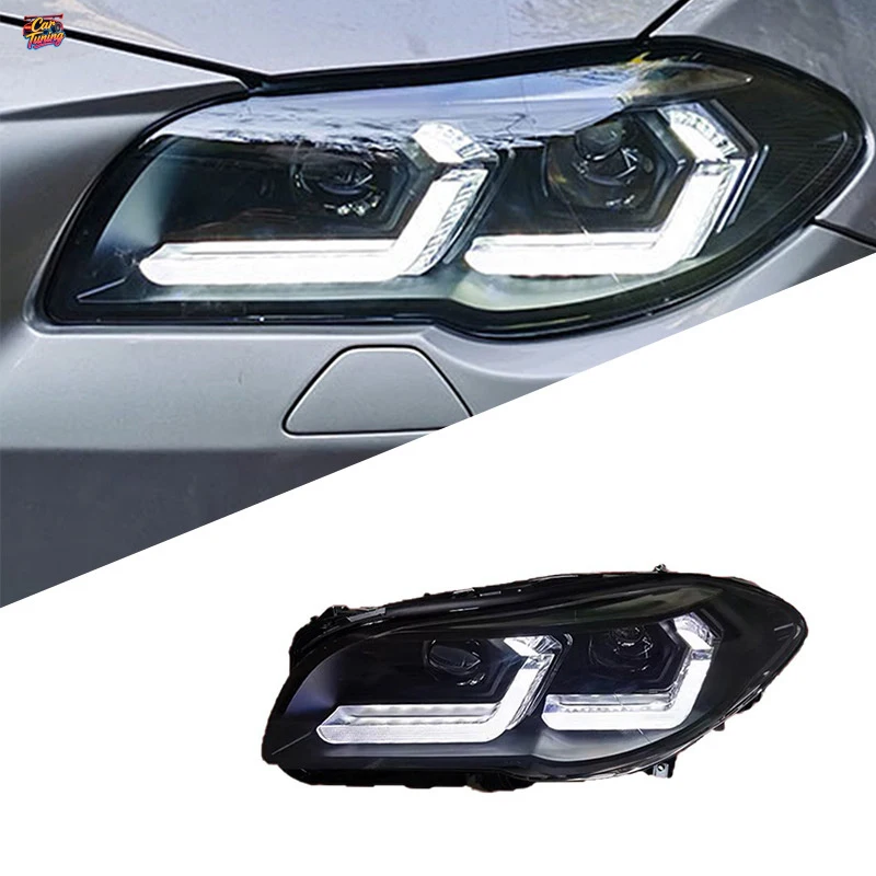 Подходит для BMW 5 серии F10 11-17, комплект фар F18, модифицированные линзованные фары с двойными светодиодными дневными ходовыми огнями.
Подходит для BMW 5 серии F10 11-17, комплект фар F18, модифицированные линзованные фары с двойными светодиодными дневными ходовыми огнями.