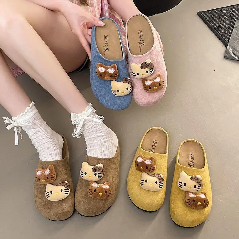 Hello Kitty Sanrio Cartoon Fashion Boken Shoes Cute Anti Slip Breathable Slippers Home Indoor Use Versatile Casual Cool Slippers
Hello Kitty Sanrio Cartoon Fashion Boken Shoes Cute Anti Slip Breathable Slippers Home Indoor Use Versatile Casual Cool Slippers