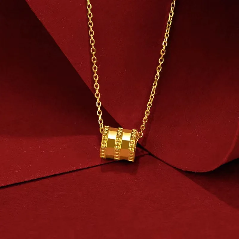 AU999 pure gold necklace female 24K clavicle chain small waist pendant simple temperament jewelry necklace metal seal
AU999 pure gold necklace female 24K clavicle chain small waist pendant simple temperament jewelry necklace metal seal