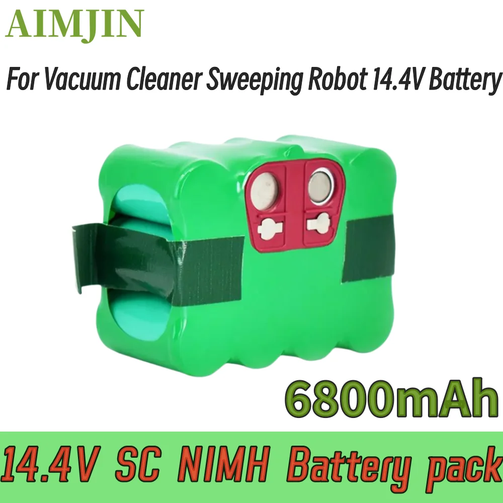 SC 14.4V 6800mAh Ni-MH Rechargeable Battery Pack for Vacuum Cleaner Sweeping Robot For KV8 XR210 XR510 XR210A XR210B XR510B XR
SC 14.4V 6800mAh Ni-MH Rechargeable Battery Pack for Vacuum Cleaner Sweeping Robot For KV8 XR210 XR510 XR210A XR210B XR510B XR